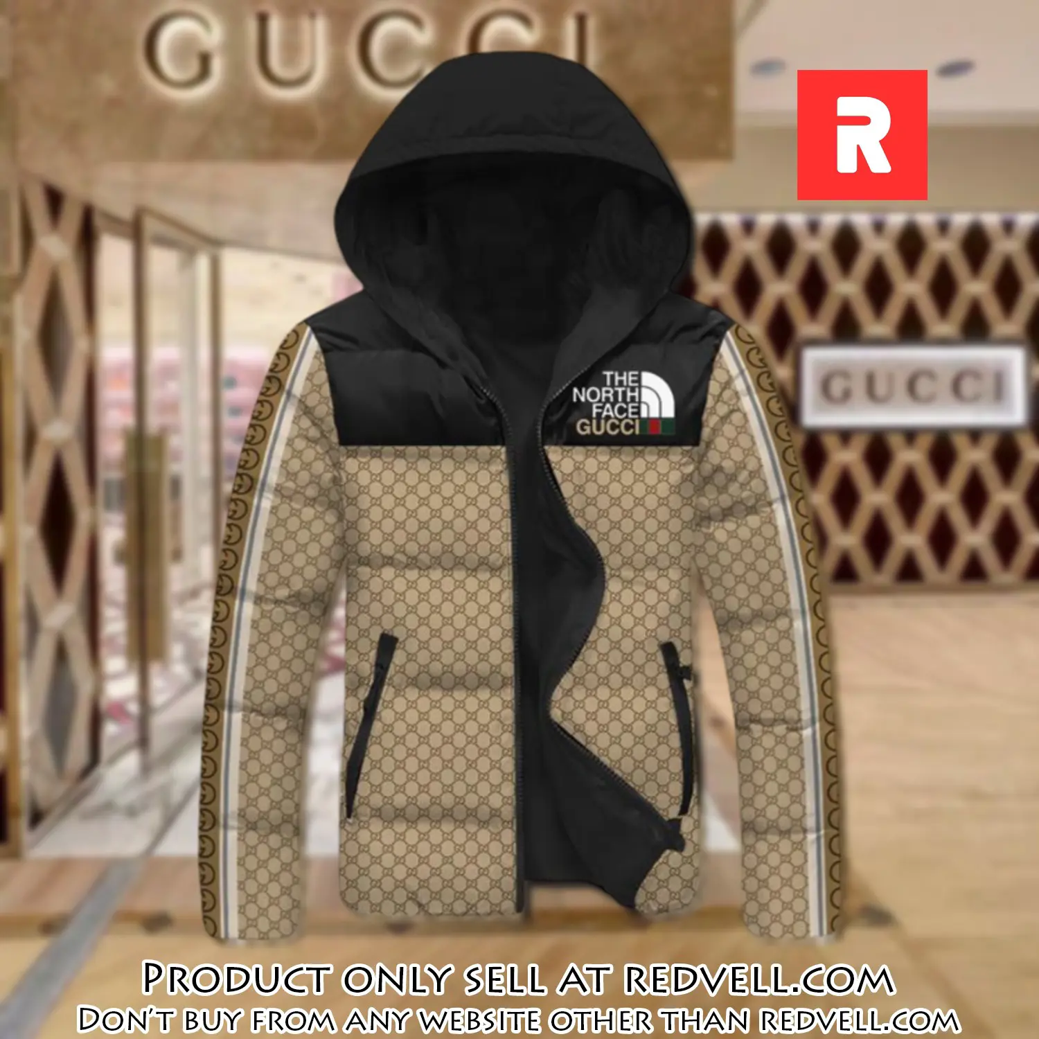 Gucci downfilled coat ultralight down jacket outdoor jacket warm outwear dfj1004 rv5143225